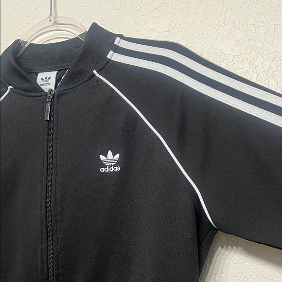adidas Originals Black and White track Jacket - Picture 5 of 6